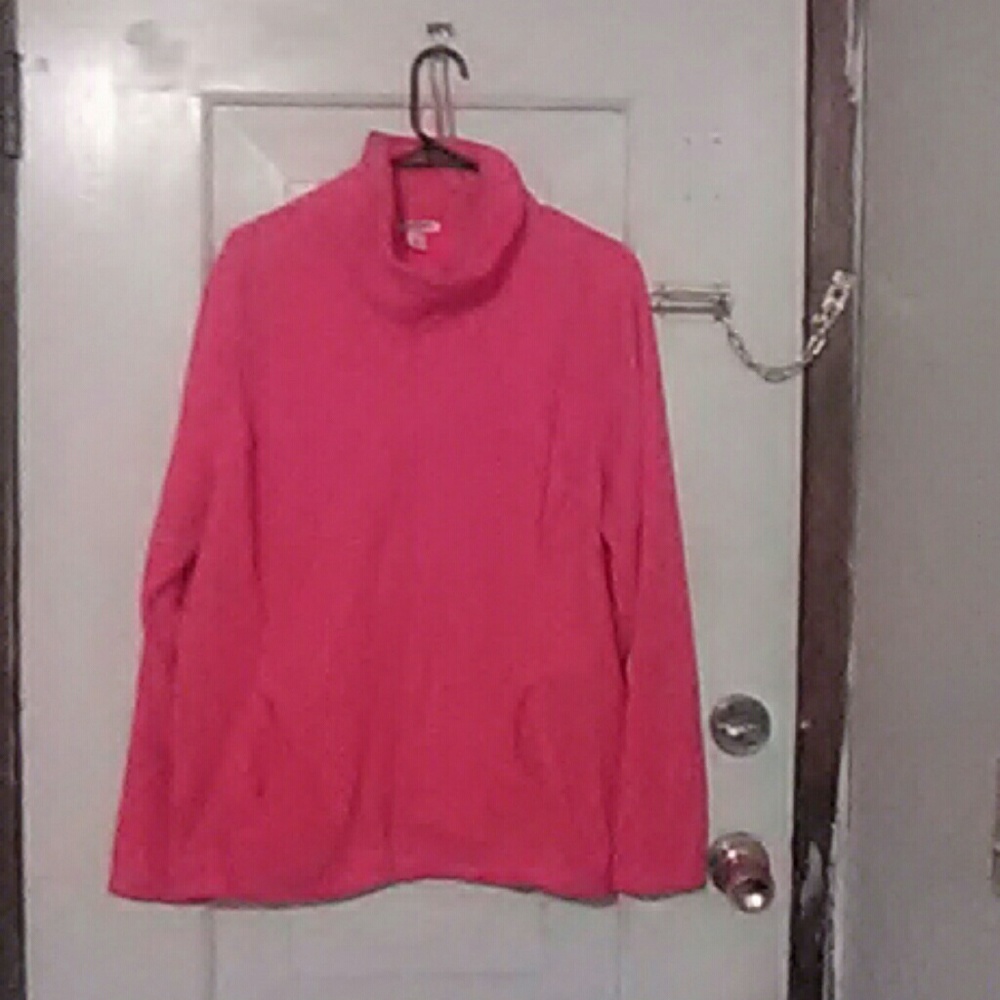 A fleece zip up